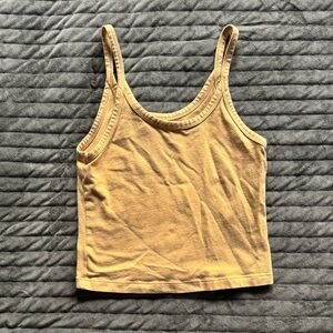 ARQ Crop Tank (Baby Yellow)